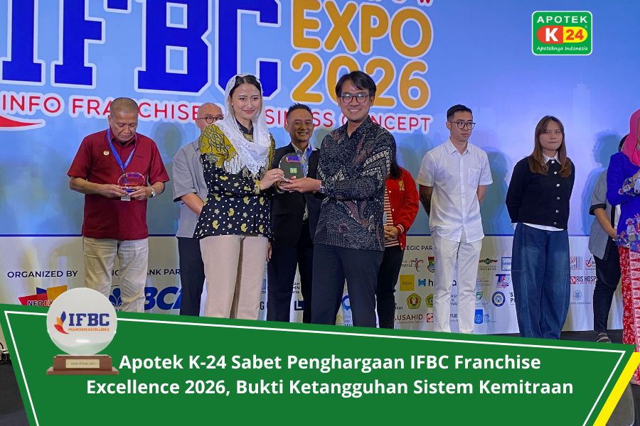 Apotek K-24 Sabet Penghargaan IFBC Franchise Excellence!